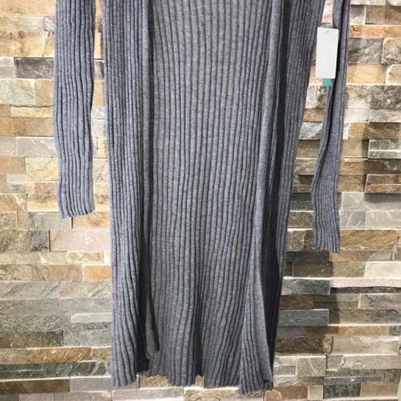 Abound Long Ribbed Construction Cardigan - Picture 4 of 7